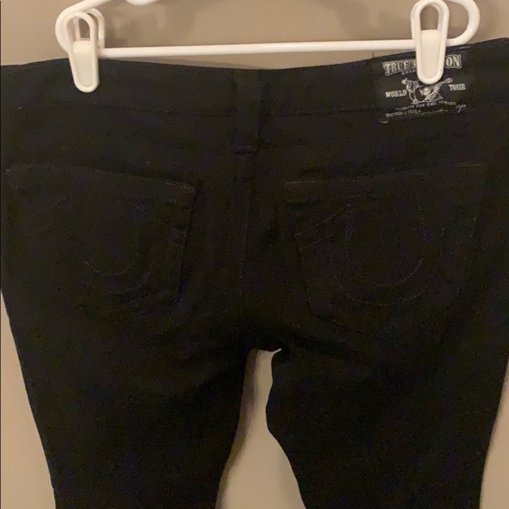 True Religion Black Jeggings